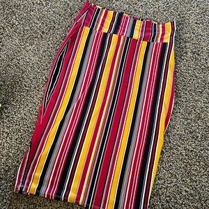 Red,White,Yellow, and Black Medium Skirt